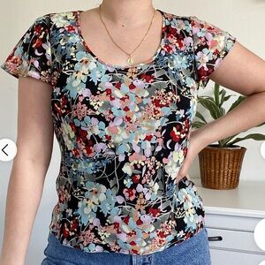 EUC Silk Floral Jones New York